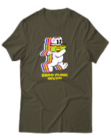 T-Shirt Αντρικό - Zero Funk Given - Color Thumbnail Χακί