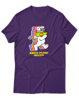 T-Shirt Αντρικό - Zero Funk Given - Color Thumbnail Σκούρο Μωβ