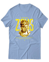 T-Shirt Αντρικό - Zeus Power - Color Thumbnail Γαλάζιο