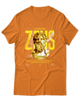 T-Shirt Αντρικό - Zeus Power - Color Thumbnail Πορτοκαλί