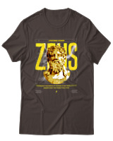 T-Shirt Αντρικό - Zeus Power - Color Thumbnail Καφέ