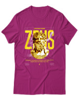 T-Shirt Αντρικό - Zeus Power - Color Thumbnail Φουξια