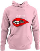 Φούτερ με κουκούλα - Zip It - Color Thumbnail Pink