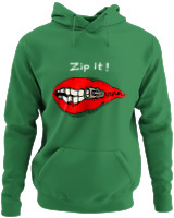 Φούτερ με κουκούλα - Zip It - Color Thumbnail Kelly Green