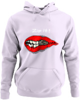 Φούτερ με κουκούλα - Zip It - Color Thumbnail Λιλά
