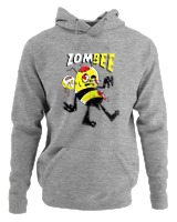 Φούτερ με κουκούλα - Zombee - Color Thumbnail Γκρι Μελανζέ