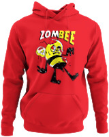 Φούτερ με κουκούλα - Zombee - Color Thumbnail Κόκκινο