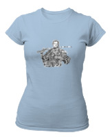 T-Shirt Στενή Γραμμή Γυναικείο - Zoro Collage - Color Thumbnail Γαλάζιο