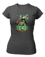 T-Shirt Στενή Γραμμή Γυναικείο - Zoro Evolution - Color Thumbnail Ανθρακί