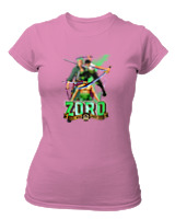 T-Shirt Στενή Γραμμή Γυναικείο - Zoro Evolution - Color Thumbnail Ροζ