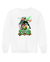 Φούτερ χωρίς κουκούλα Γυναικείο - Zoro Evolution - Color Thumbnail 'Ασπρο