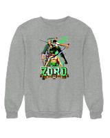 Φούτερ χωρίς κουκούλα Γυναικείο - Zoro Evolution - Color Thumbnail Γκρι Μελανζέ