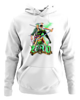 Φούτερ με κουκούλα Γυναικείο - Zoro Evolution - Color Thumbnail ΄Ασπρο