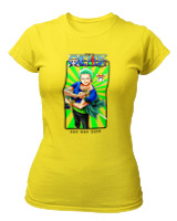 T-Shirt Στενή Γραμμή Γυναικείο - Zoro Strikes Back - Color Thumbnail Κίτρινο