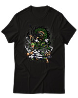 T-Shirt Αντρικό - Zoro Wano - Color Thumbnail Μαύρο