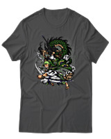 T-Shirt Αντρικό - Zoro Wano - Color Thumbnail Ανθρακί