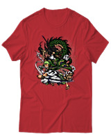 T-Shirt Αντρικό - Zoro Wano - Color Thumbnail Κόκκινο