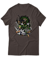 T-Shirt Αντρικό - Zoro Wano - Color Thumbnail Καφέ