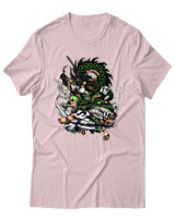 T-Shirt Αντρικό - Zoro Wano - Color Thumbnail Απαλό Ροζ