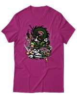 T-Shirt Αντρικό - Zoro Wano - Color Thumbnail Φουξια